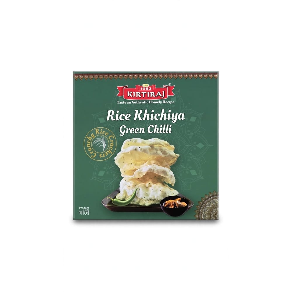 Kirtiraj Green Chilli Khichiya - 17.6 Oz (500 Gm)