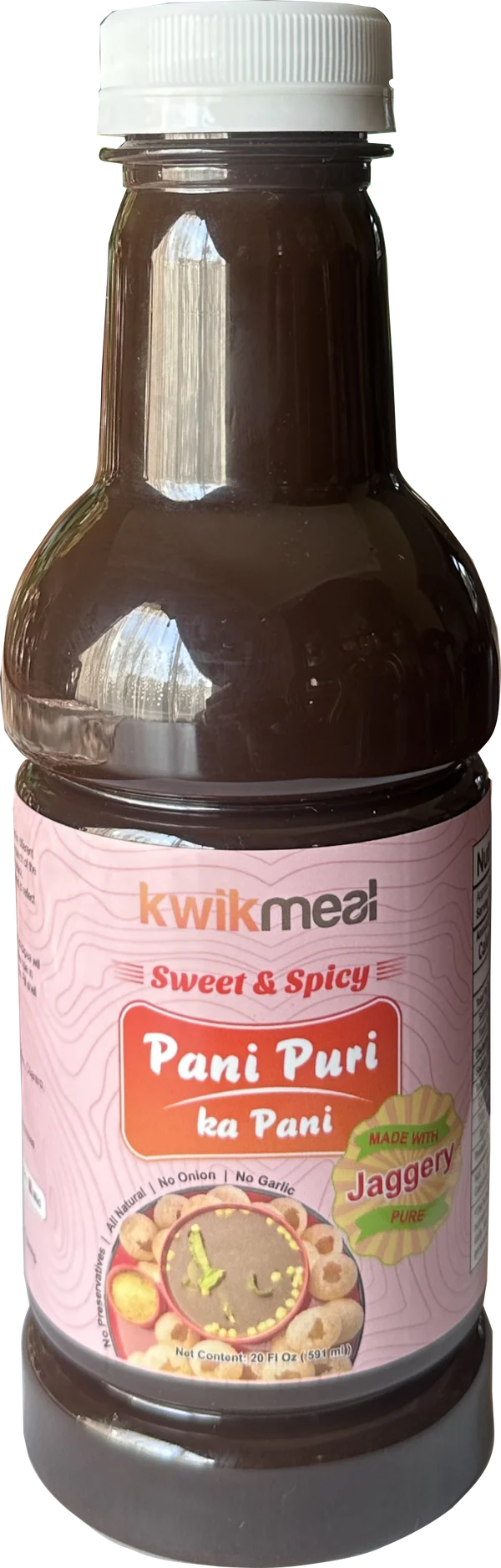 KwikMeal Pani Puri Ka Pani - (Sweet & Spicy) - 591 ML