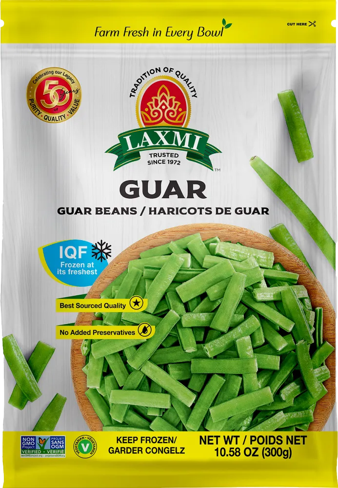 Laxmi Frozen Guvar Beans - 10.58 Oz (300 Gm)