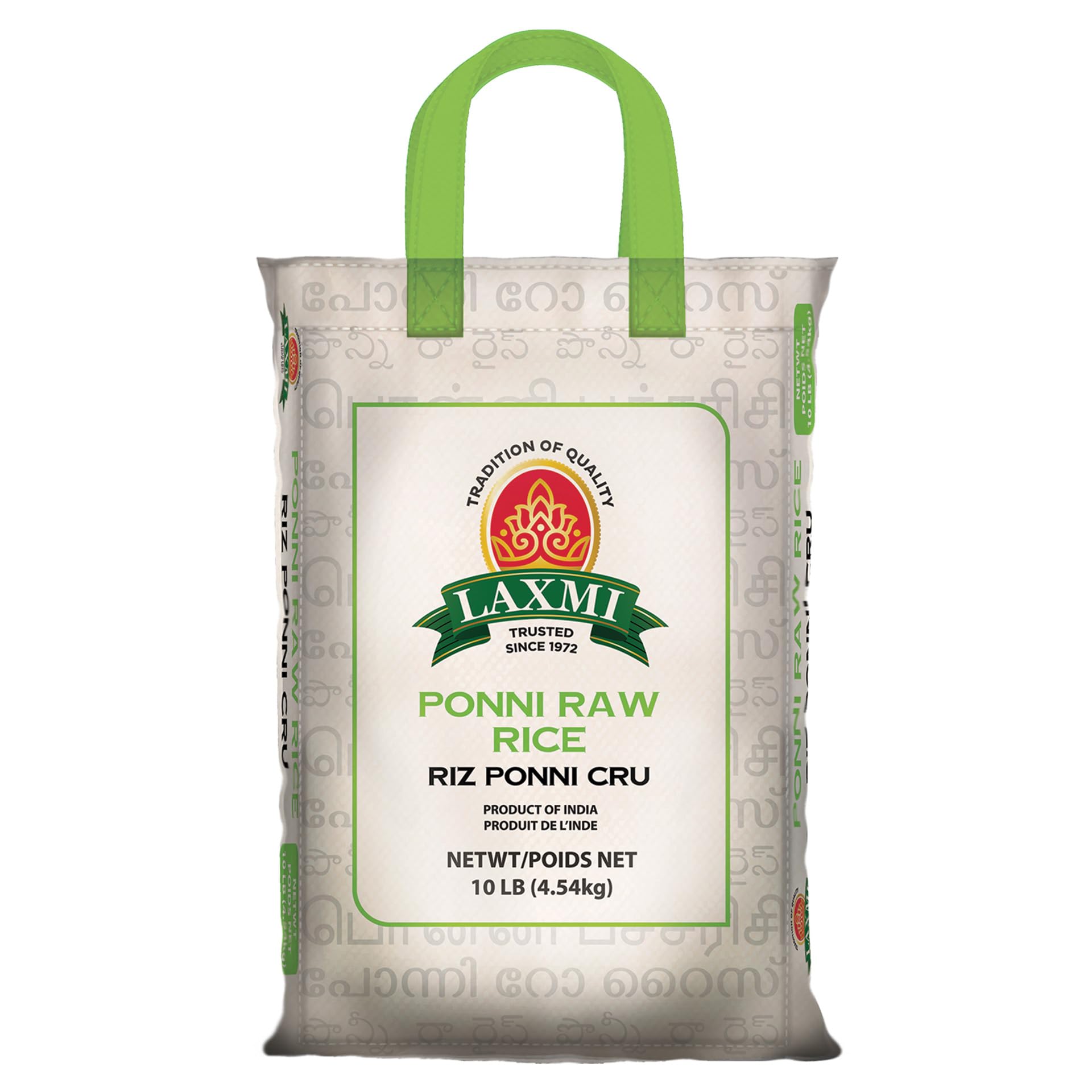Laxmi Ponni Raw Rice - 10 LB (4.54 KG)