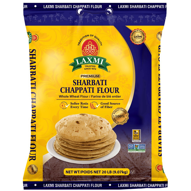 Laxmi Sharbati Chappati Flour - 4 Lb (1.81 Kg)
