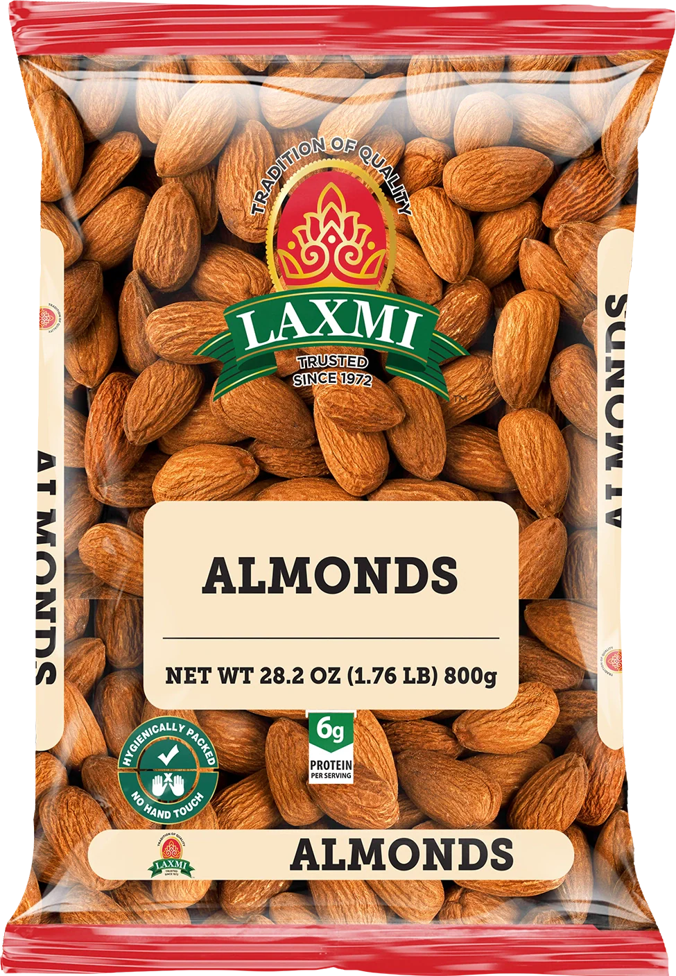 Laxmi Whole Almonds - 14 Oz (400 Gm)