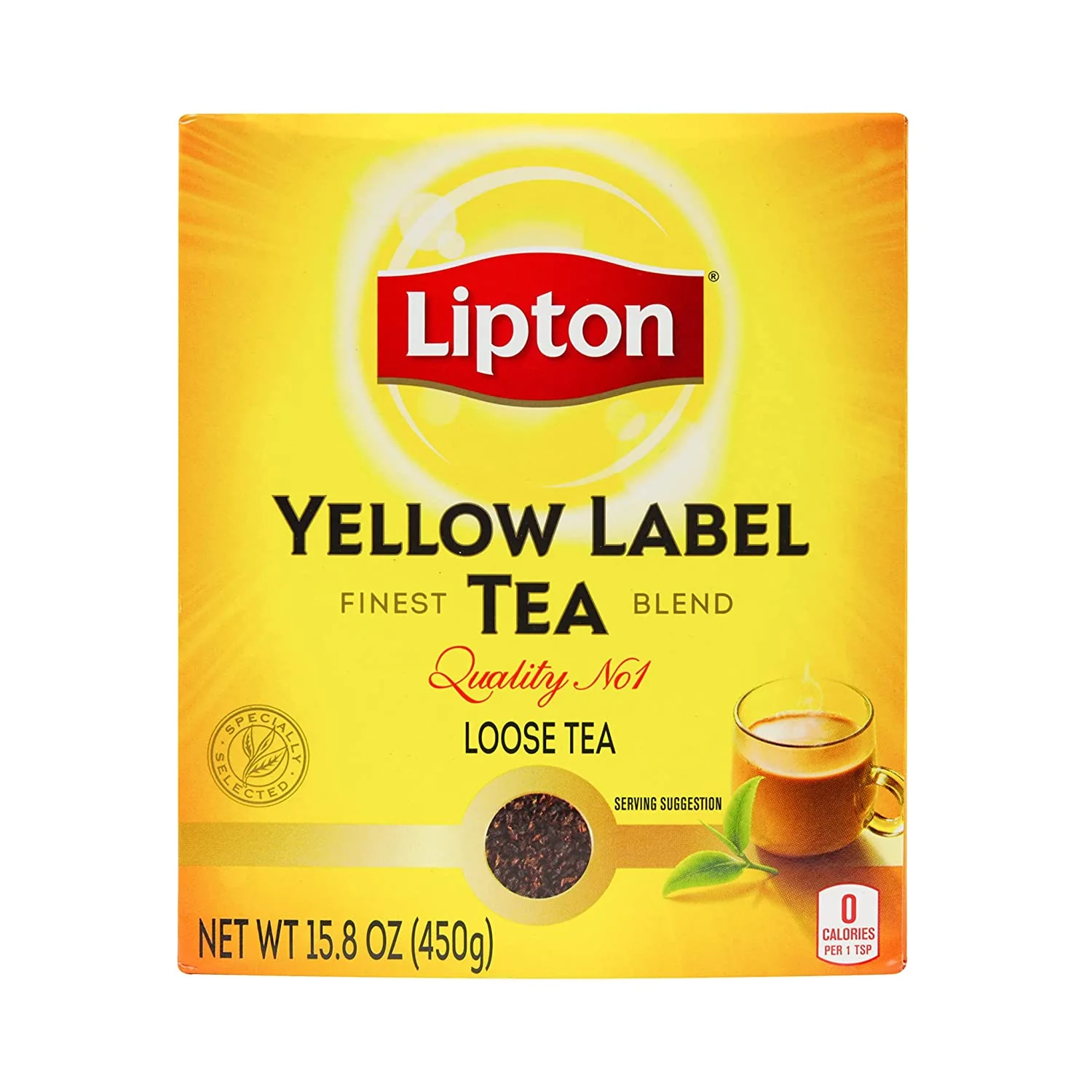 Lipton Yellow Label Tea (Loose) - 15.8 Oz (450 Gm)