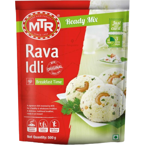 MTR Rava Idli Mix - 1.1 Lb (500 Gm)