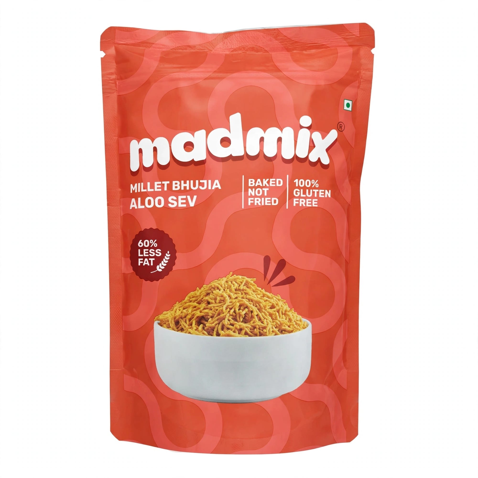 Madmix Millet Bhujia (Aloo Sev) - 5.29 oz (150 Gm)