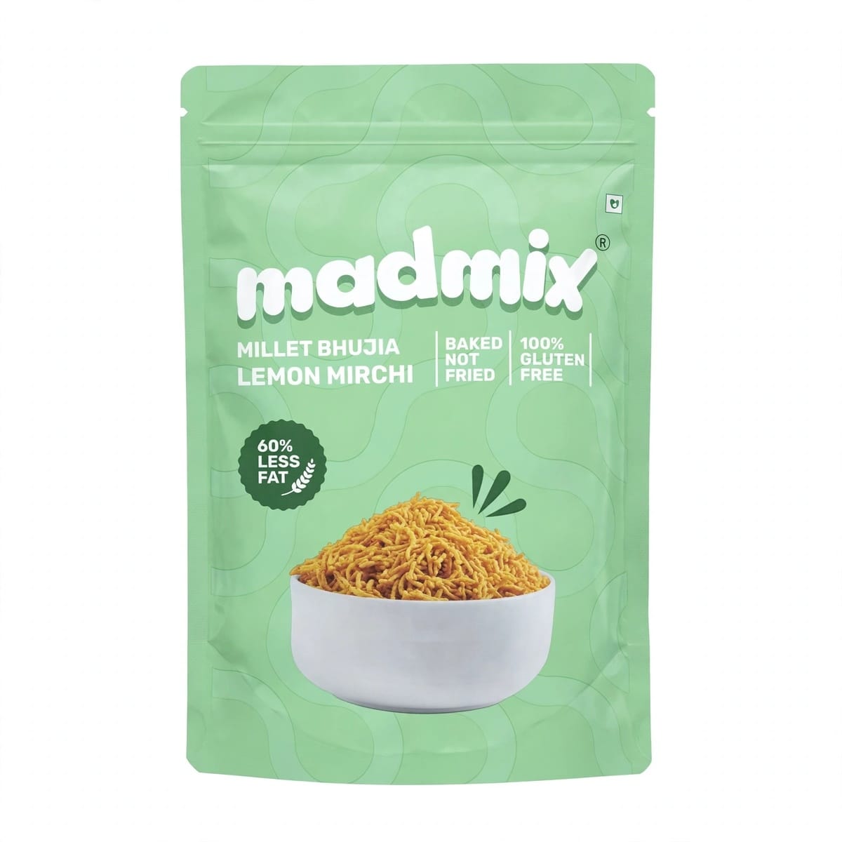 Madmix Millet Bhujia (Lemon Mirchi) - 5.29 oz (150 Gm)