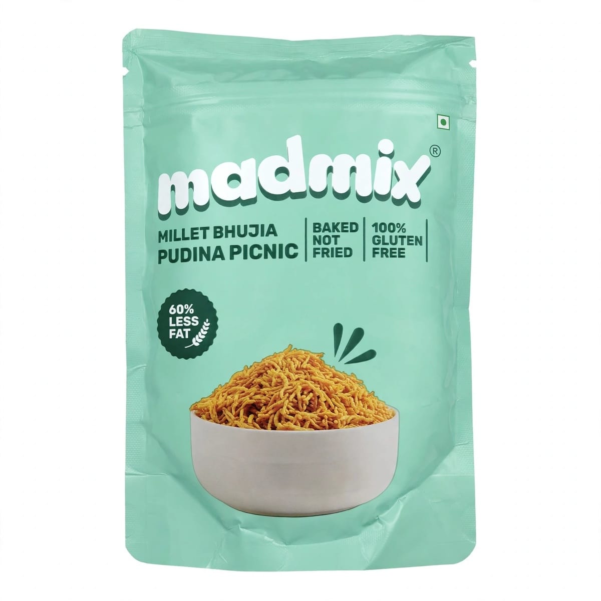 Madmix Millet Bhujia (Pudina Picnic) - 5.29 oz (150 Gm)