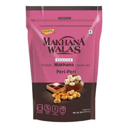 Makhana Wala's Roasted Makhana (Peri Peri) - 60 Gm