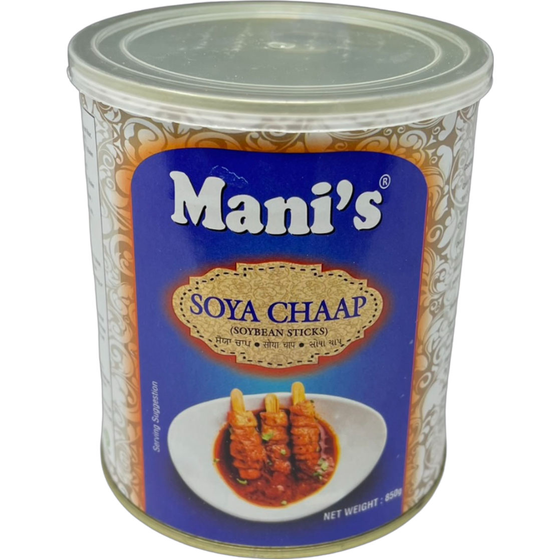 Mani's Canned Soya Chaap - 850 GM