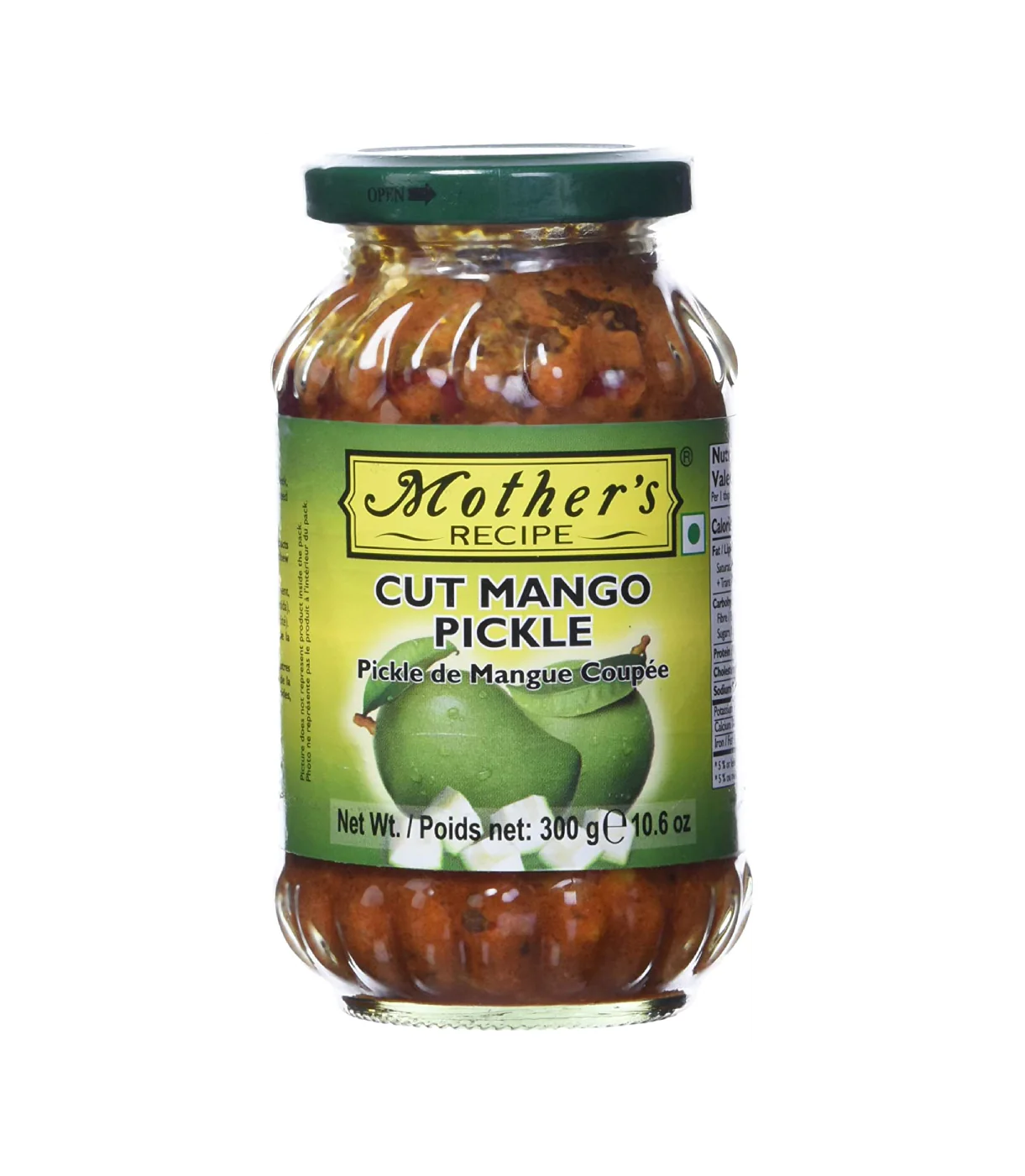 Mother's Cut Mango Pickle - 10.6 Oz (300 Gm)