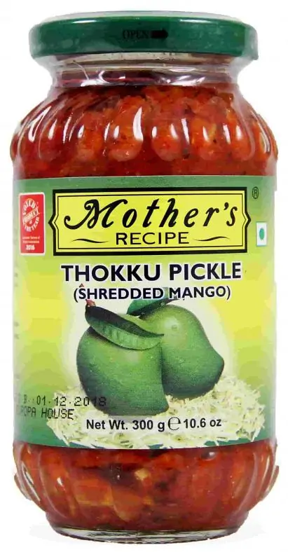 Mother's Thokku (Shredded Mango) Pickle - 10.5 Oz (300 Gm)