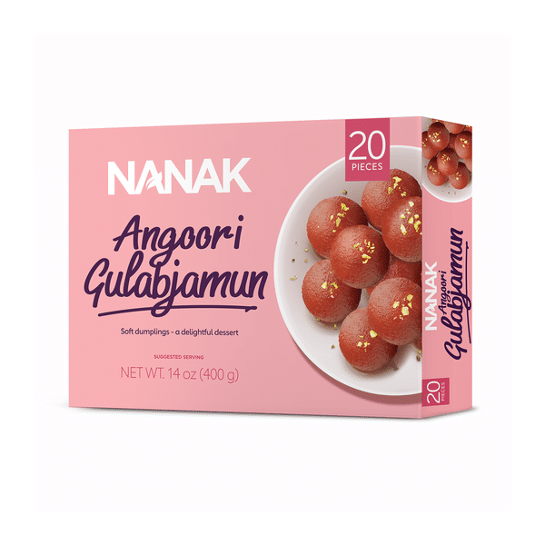 Nanak Angoori Gulab jamun - 20 Pcs (400 Gm)