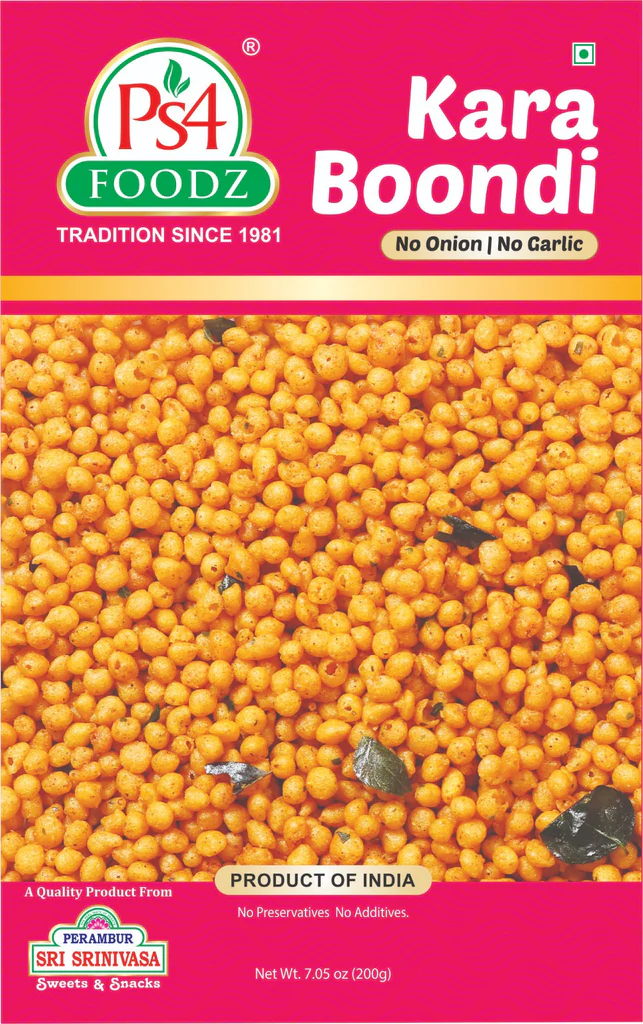 PS4 Foodz Kara Boondi - 7 Oz (200 Gm)