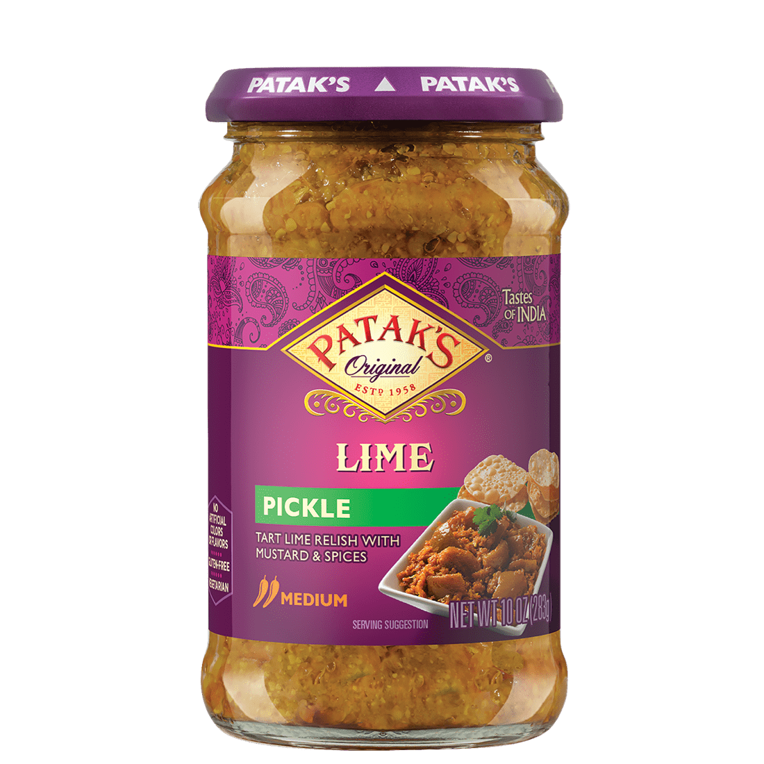 Patak'S Lime Pickle (MEDIUM) - 10 OZ