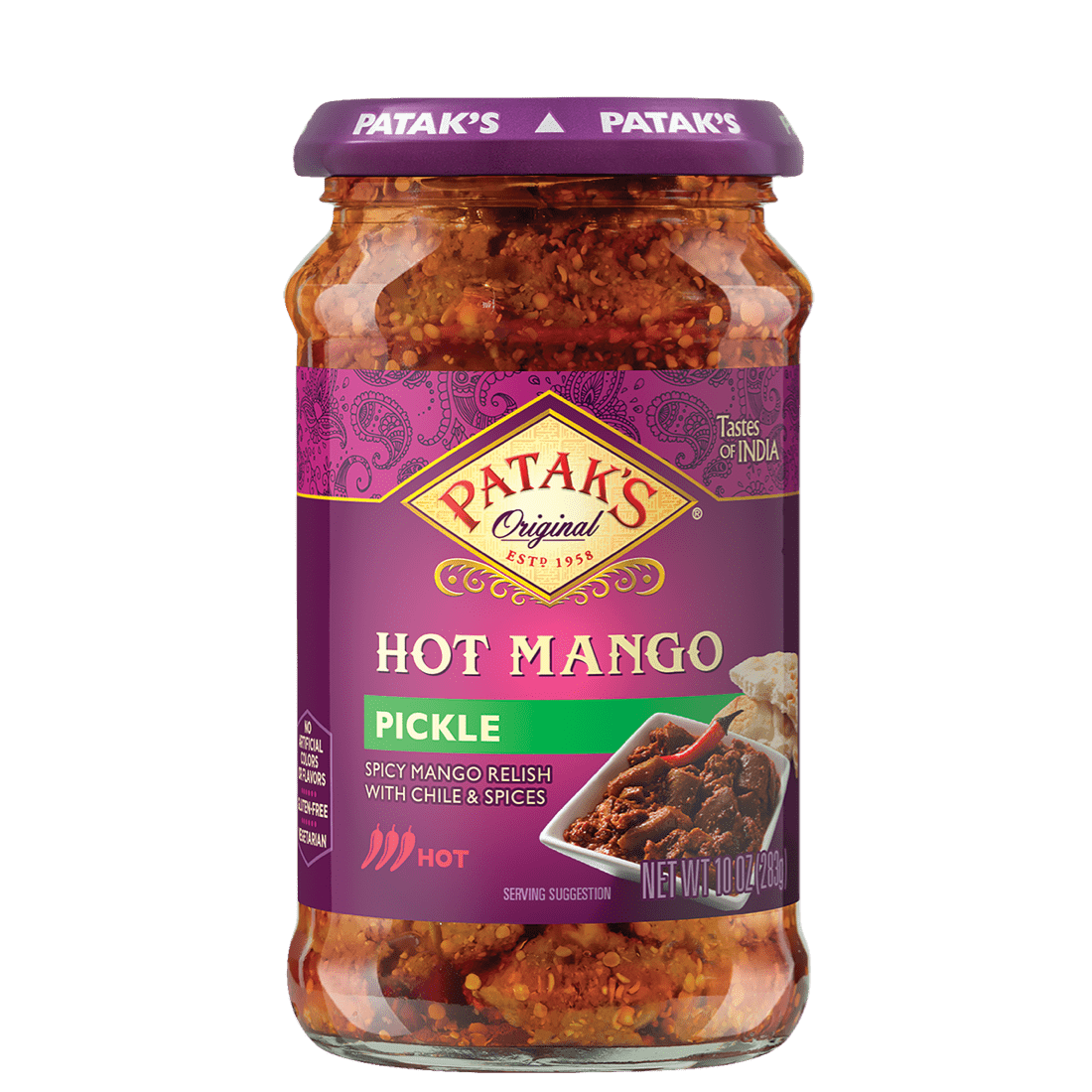 Patak'S Mango Pickle (HOT) - 10 OZ