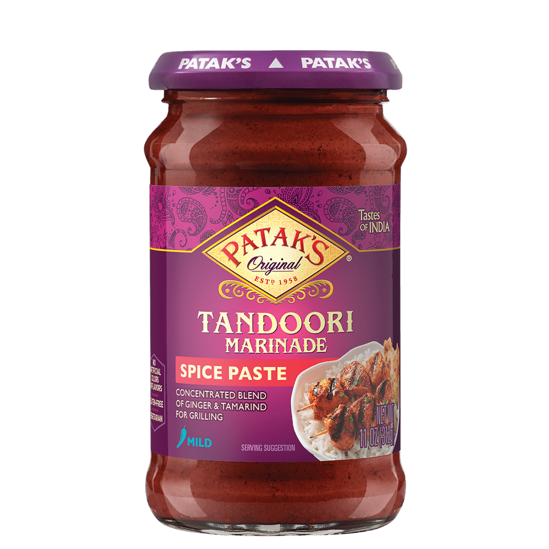 Patak'S Tandoori Marinade Spice Paste (MILD) - 11 OZ