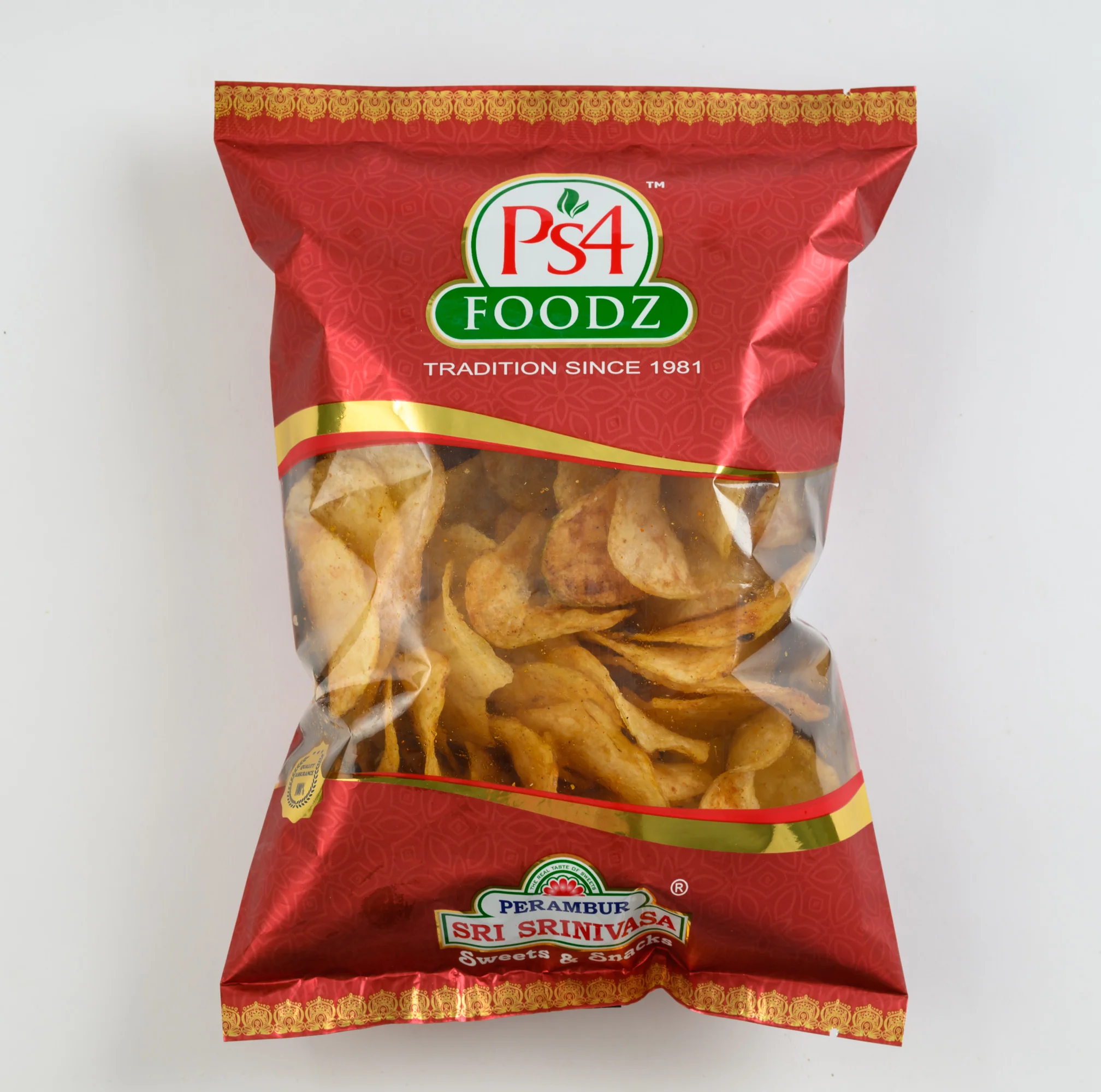 PS4 Foodz Potato Chips - 7 Oz (200 Gm)
