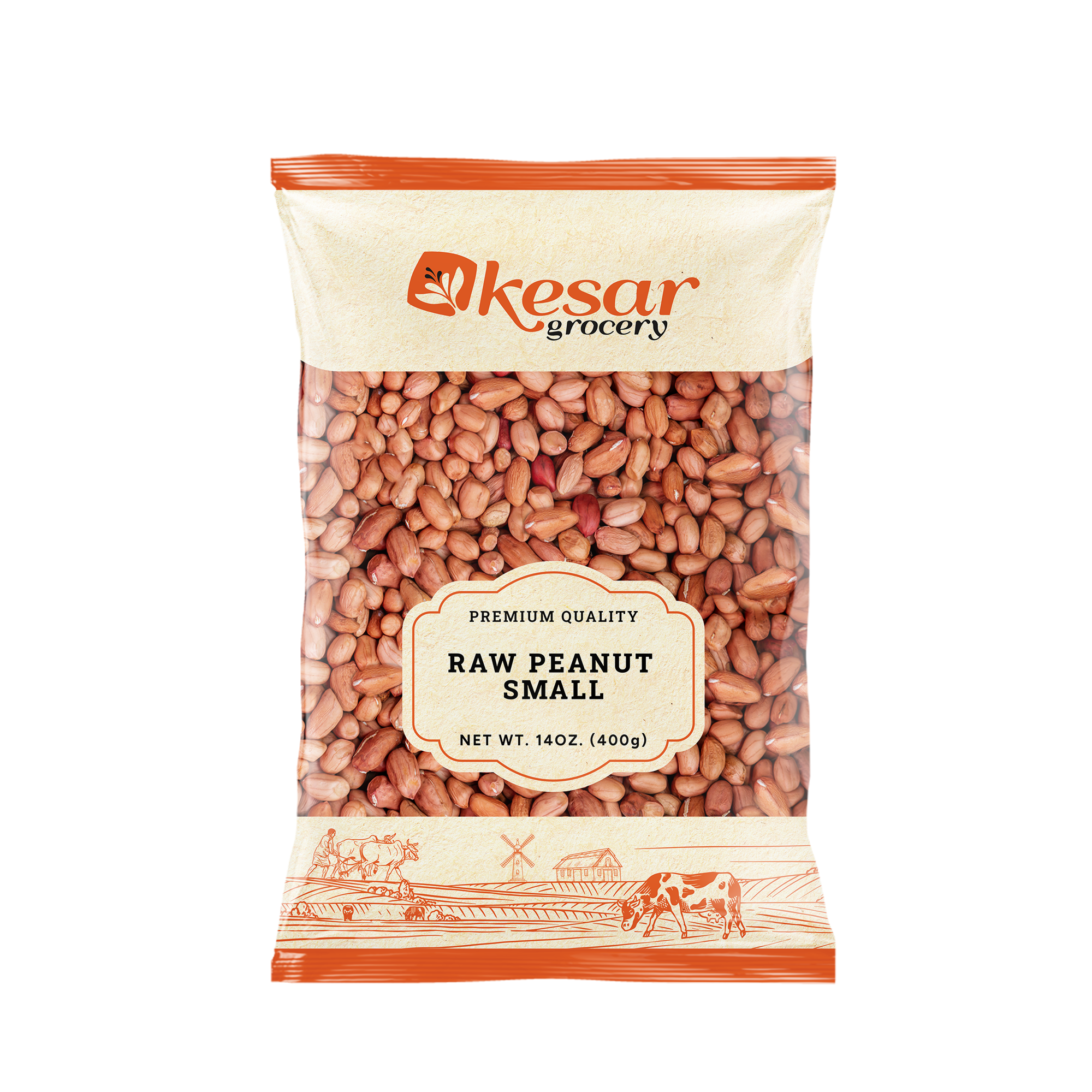 Kesar RAW Peanut Small, 14 OZ (400g)
