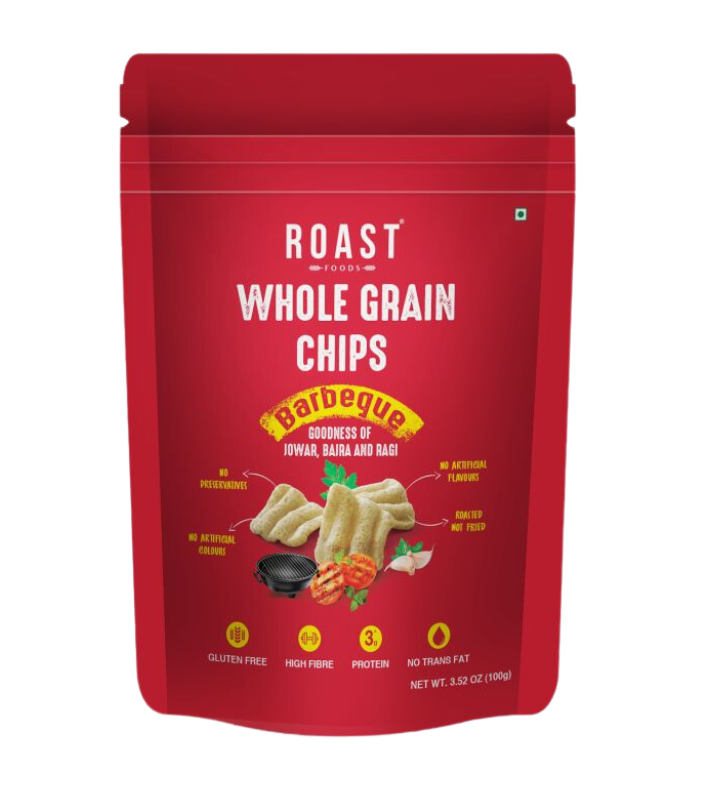 Roast Foods Whole Grain Chips (Barbeque) - 3.5 OZ (100 GM)