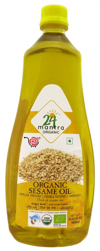 24 Mantra Organic Sesame Oil (1 LTR)