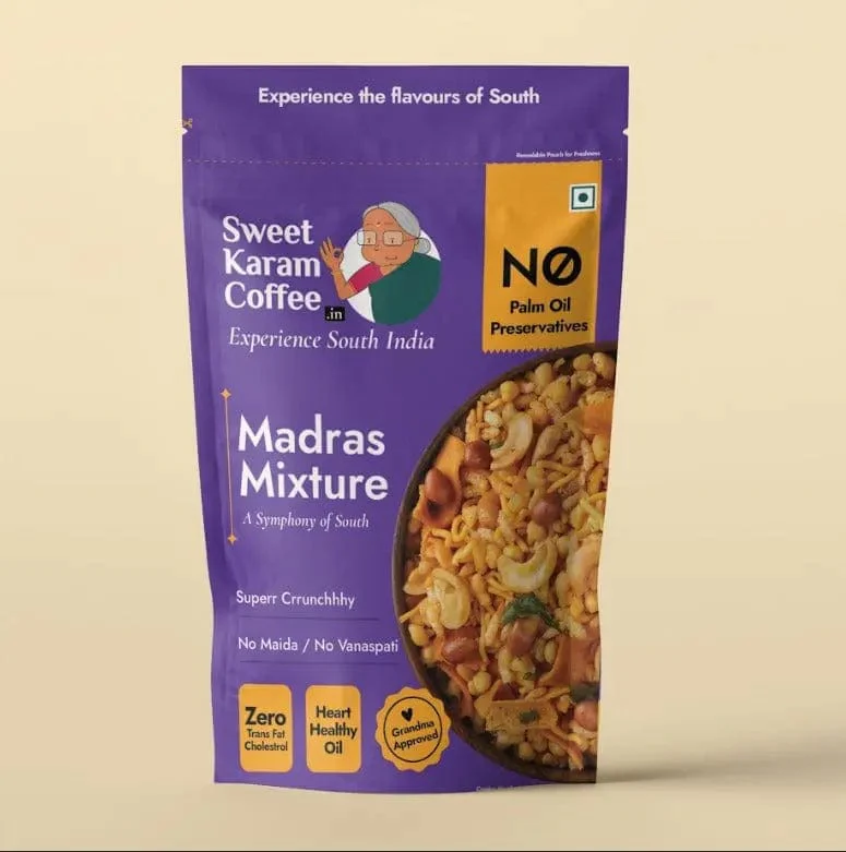 Sweet Kaaram Coffee Madras Mixture - 7 Oz (200 Gm)