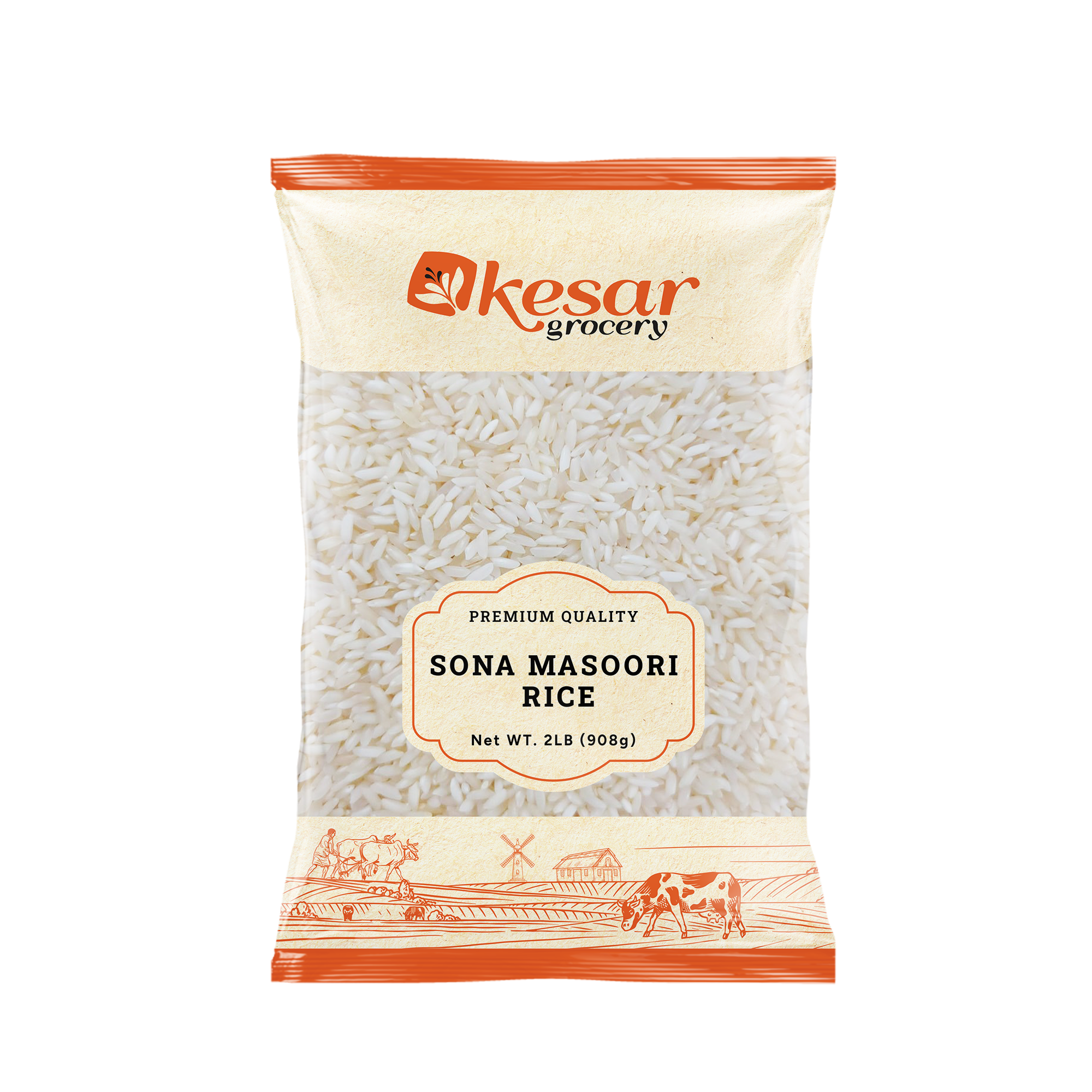 Kesar Sona Masoori Rice - 4 LB