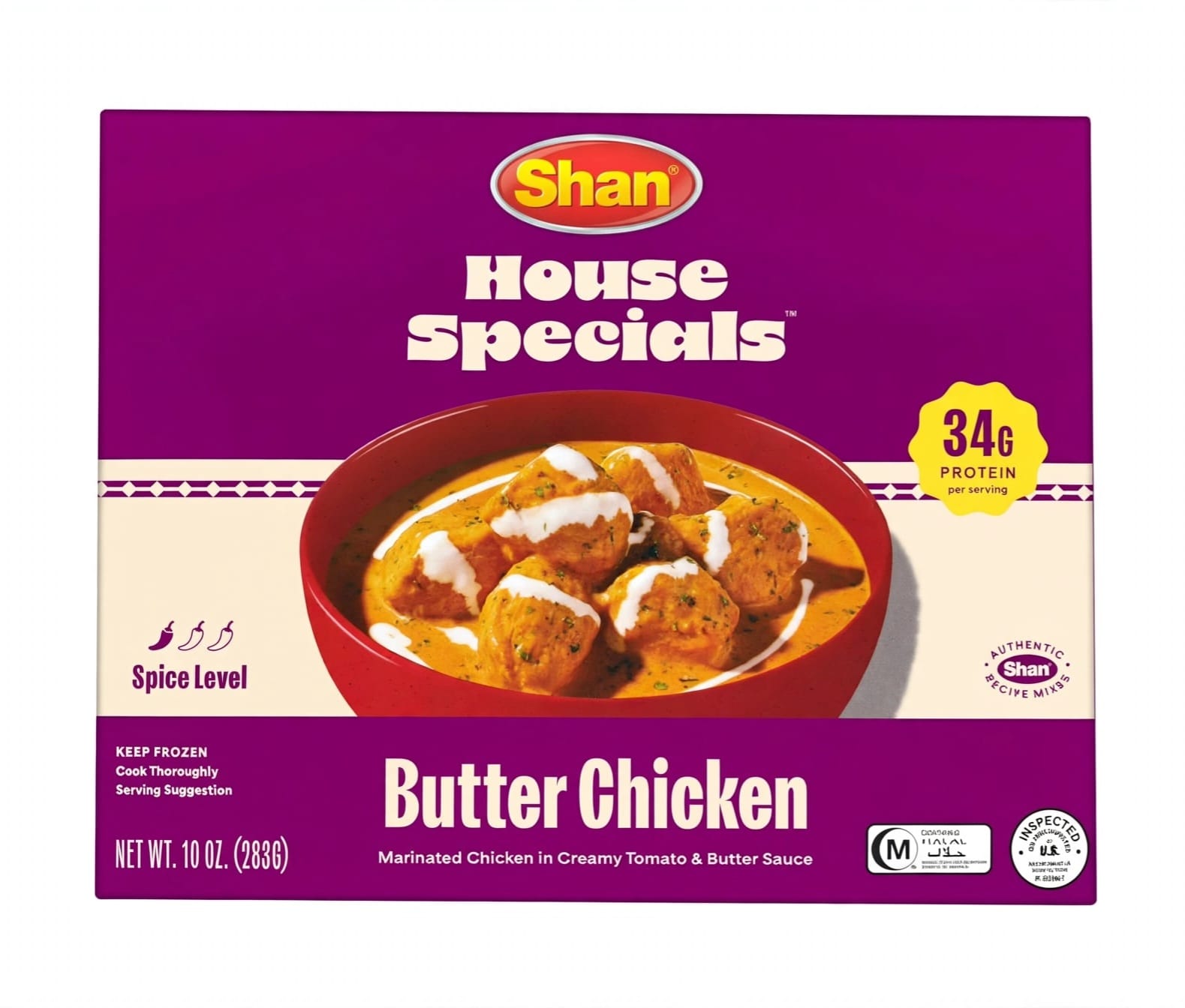 Shan Frozen Butter Chicken - 10 Oz (283 Gm)