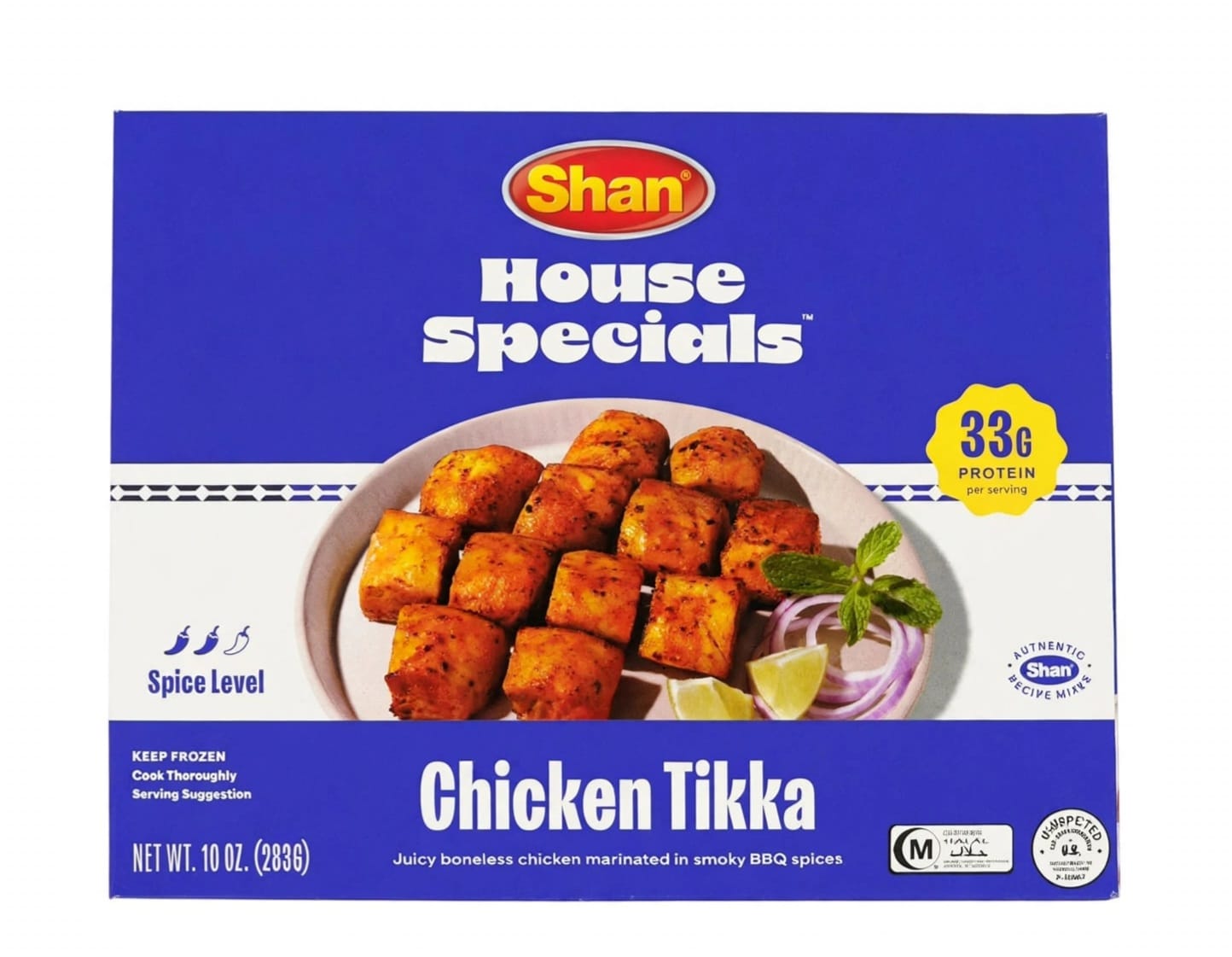 Shan Frozen Chicken Tikka - 10 Oz (283 Gm)