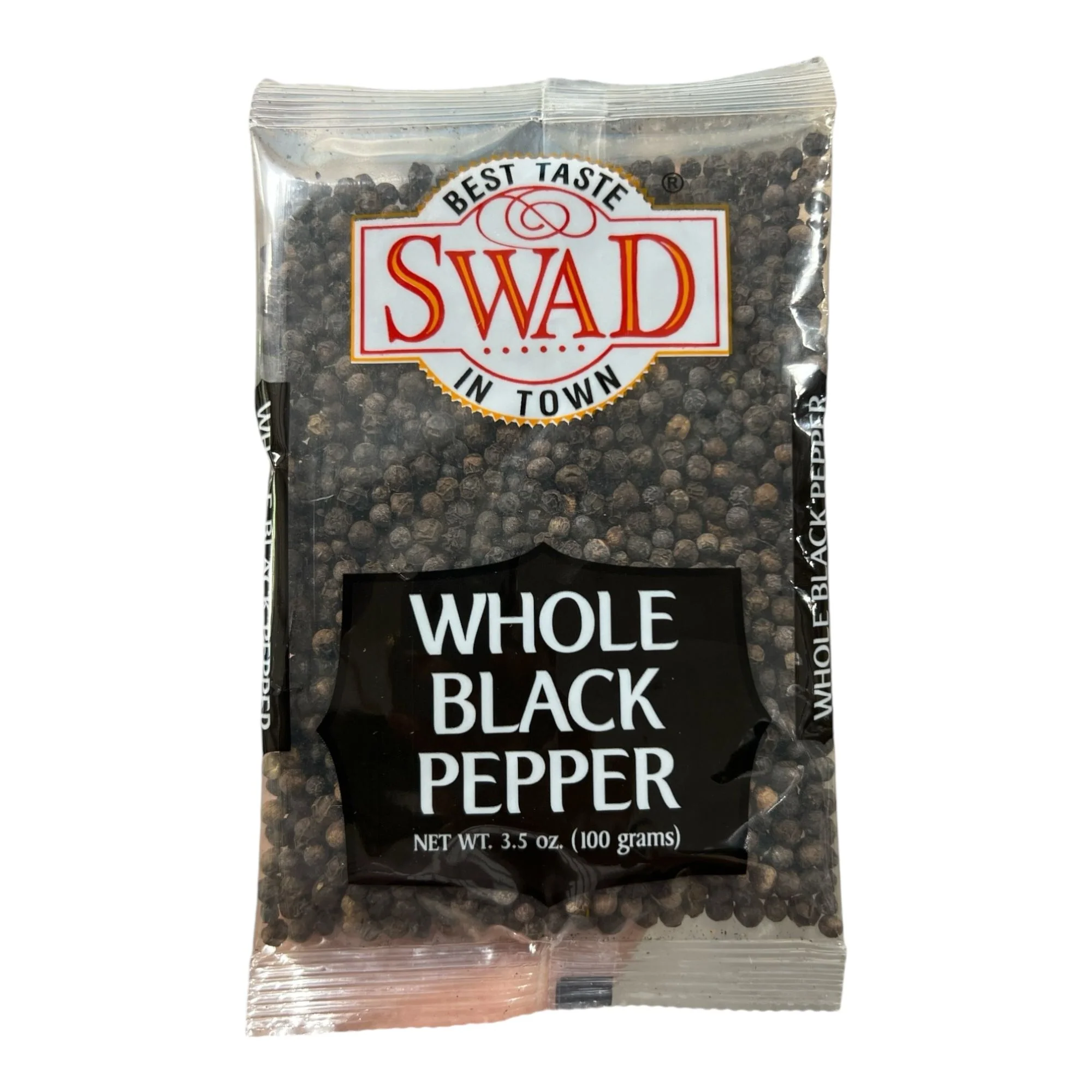 Swad Black Pepper Whole - 3.5 Oz (100 Gm) Swad Black Pepper Whole - 3.5 Oz (100 Gm)