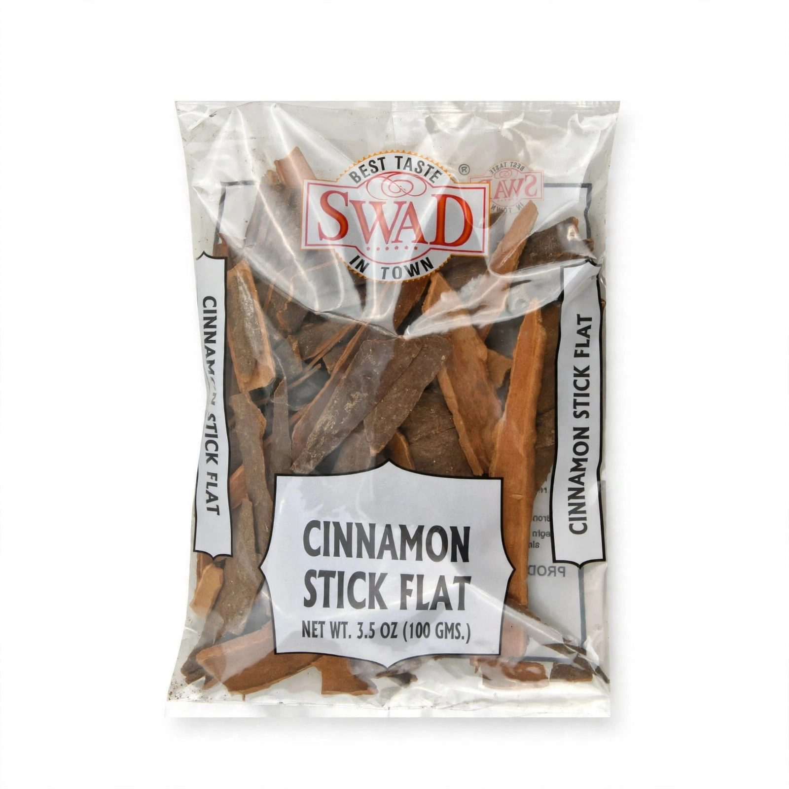 Swad Cinnamon Stick Flat - 3.5 Oz (100 Gm)