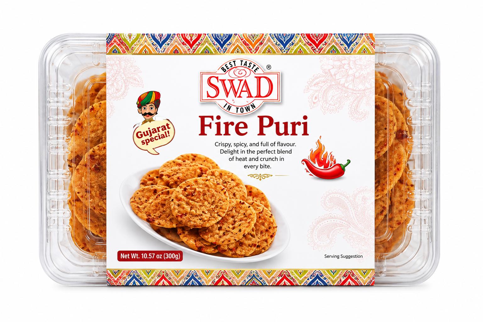 Swad Fire Puri - 10.57 Oz (300 Gm)
