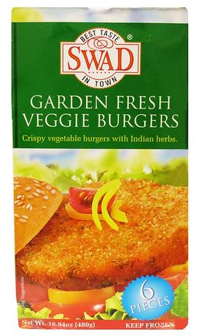 Swad Garden Fresh Veggie Burgers (16.94 OZ - 480 GM)