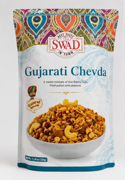 Swad Gujrati Chevda - 11.30 Oz (320 Gm)