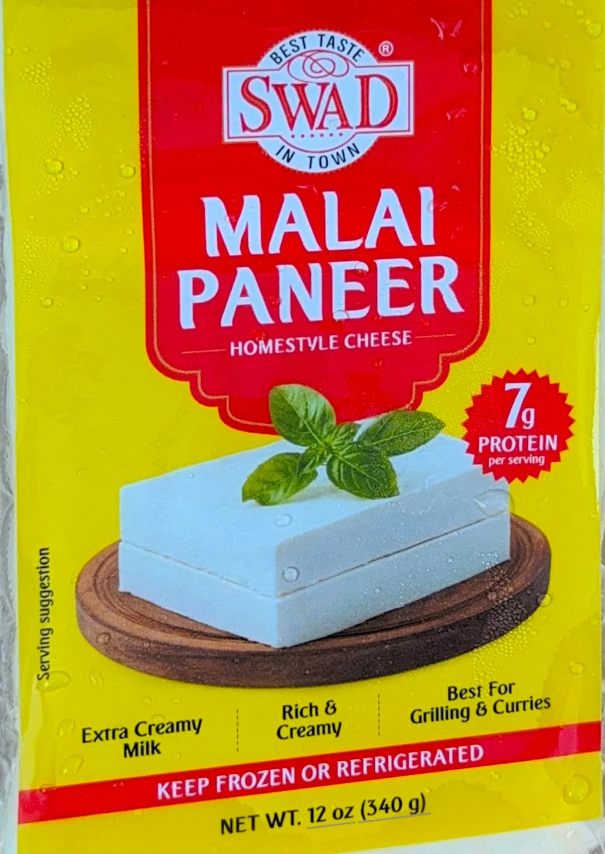 Swad Malai Paneer - 12 Oz (340 Gm)