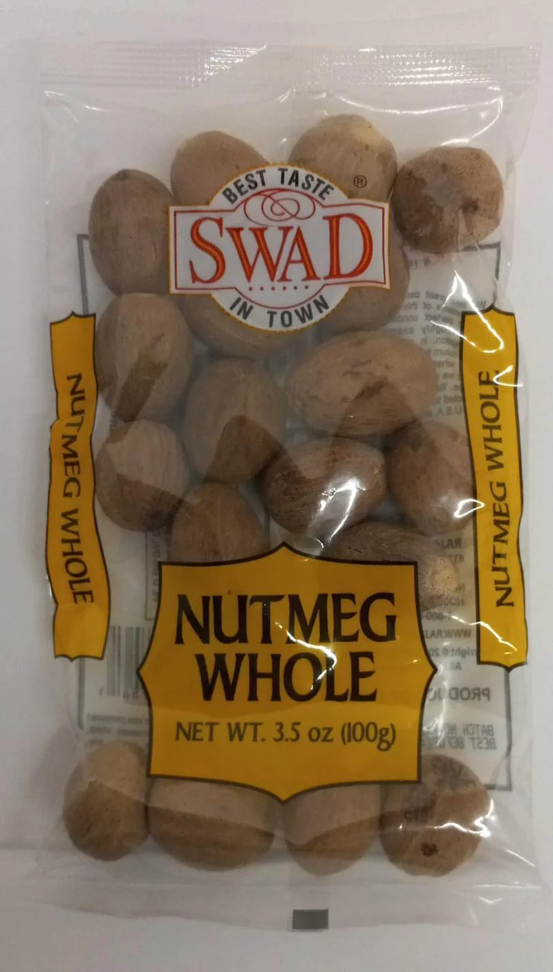 Swad Nutmeg Whole - 3.5 Oz (100 Gm)