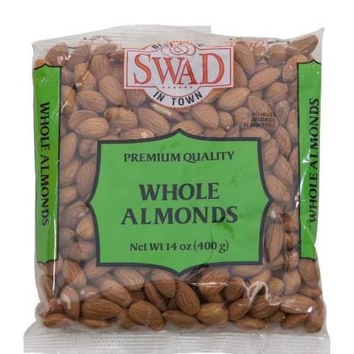 Buy Online Swad Whole Almonds - 14 OZ (400 GM) | NJ USA.