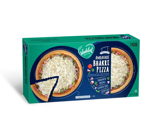 Vadilal Amdavadi Bhakri Pizza - 2 Pcs (260 Gm)