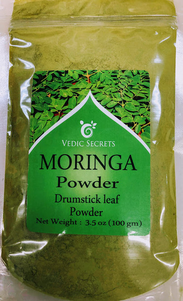 Vedic Secrets Moringa Powder - 3.5 Oz (100 Gm)