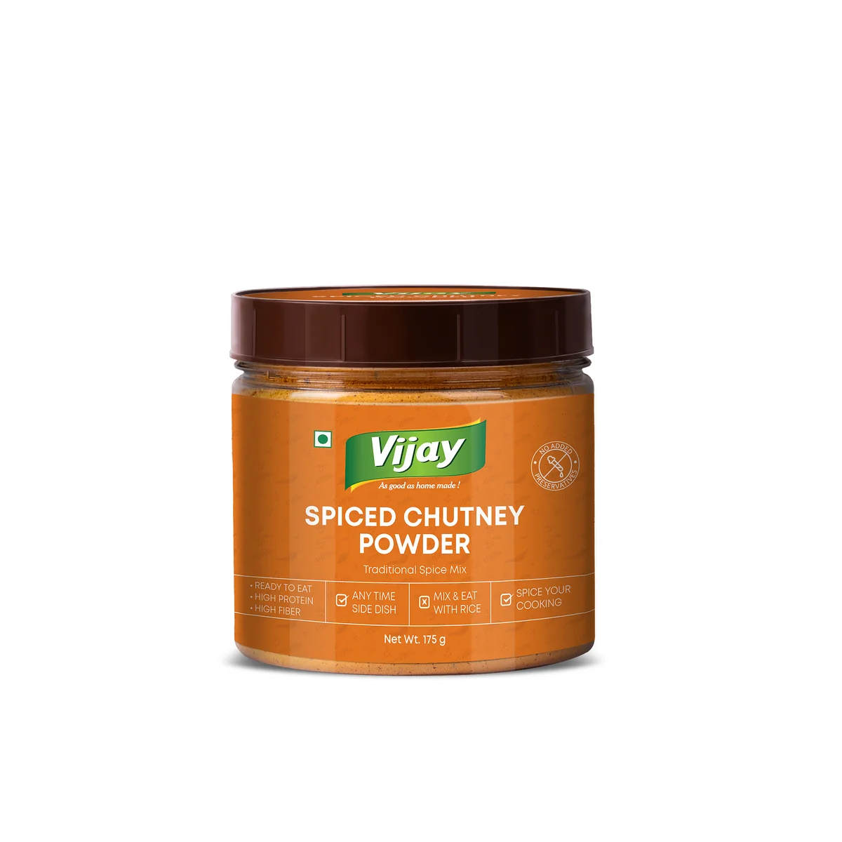 Vijay Spiced Chutney Powder - 175 Gm