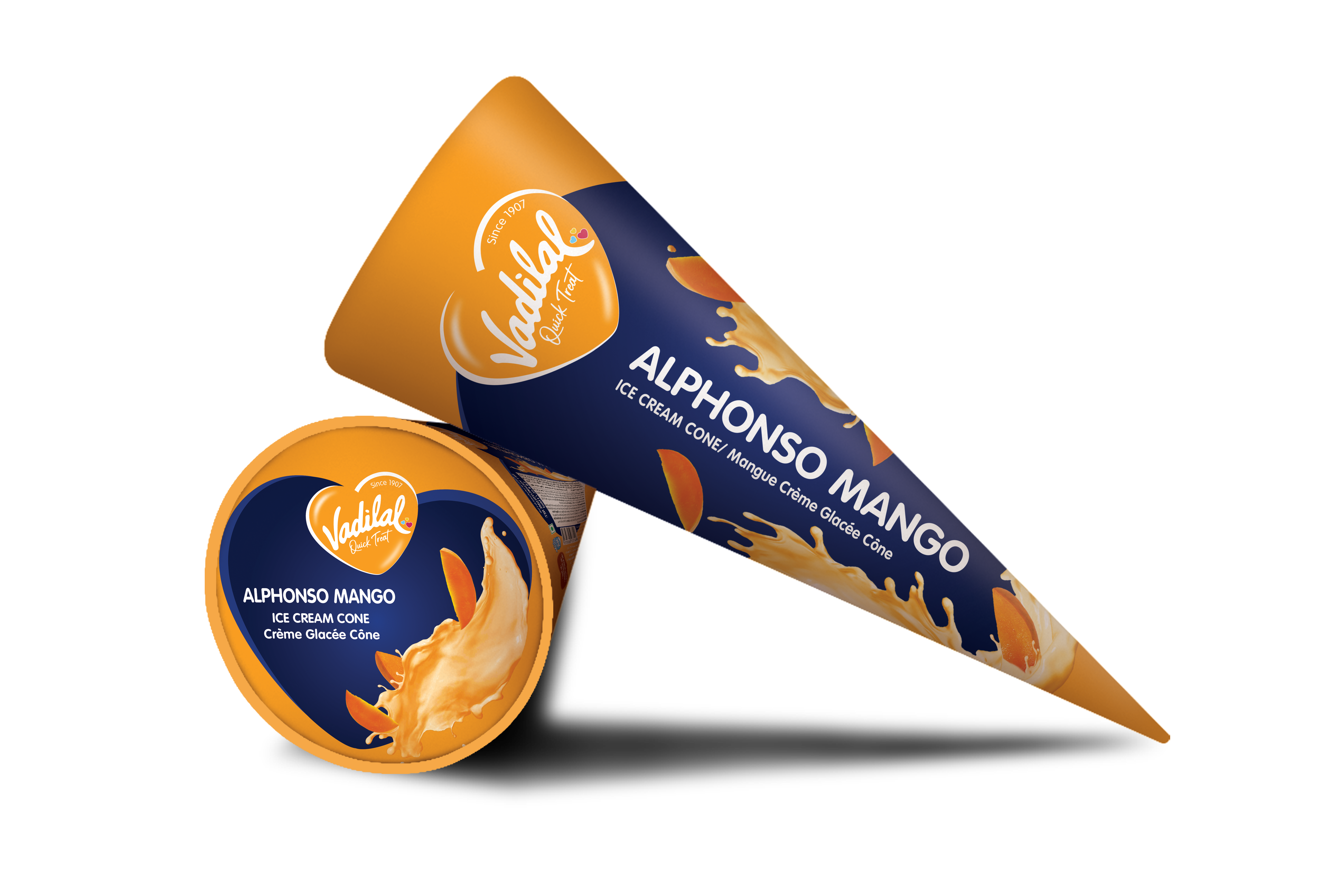 Vadilal Ice Cream Cone - (Alphonso Mango-110 ML)