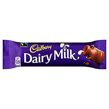 Cadbury dairy milk bars