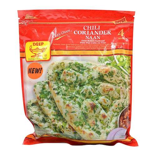 Deep Chilli Corriander Naan 5 Pcs