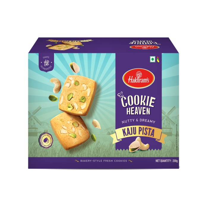 Haldiram Cookie Heaven Kaju Pista - 7 Oz (200 Gm)