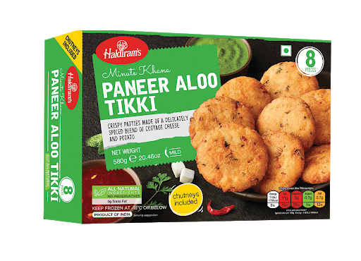 Haldiram Paneer Aloo Tikki 8 Pcs