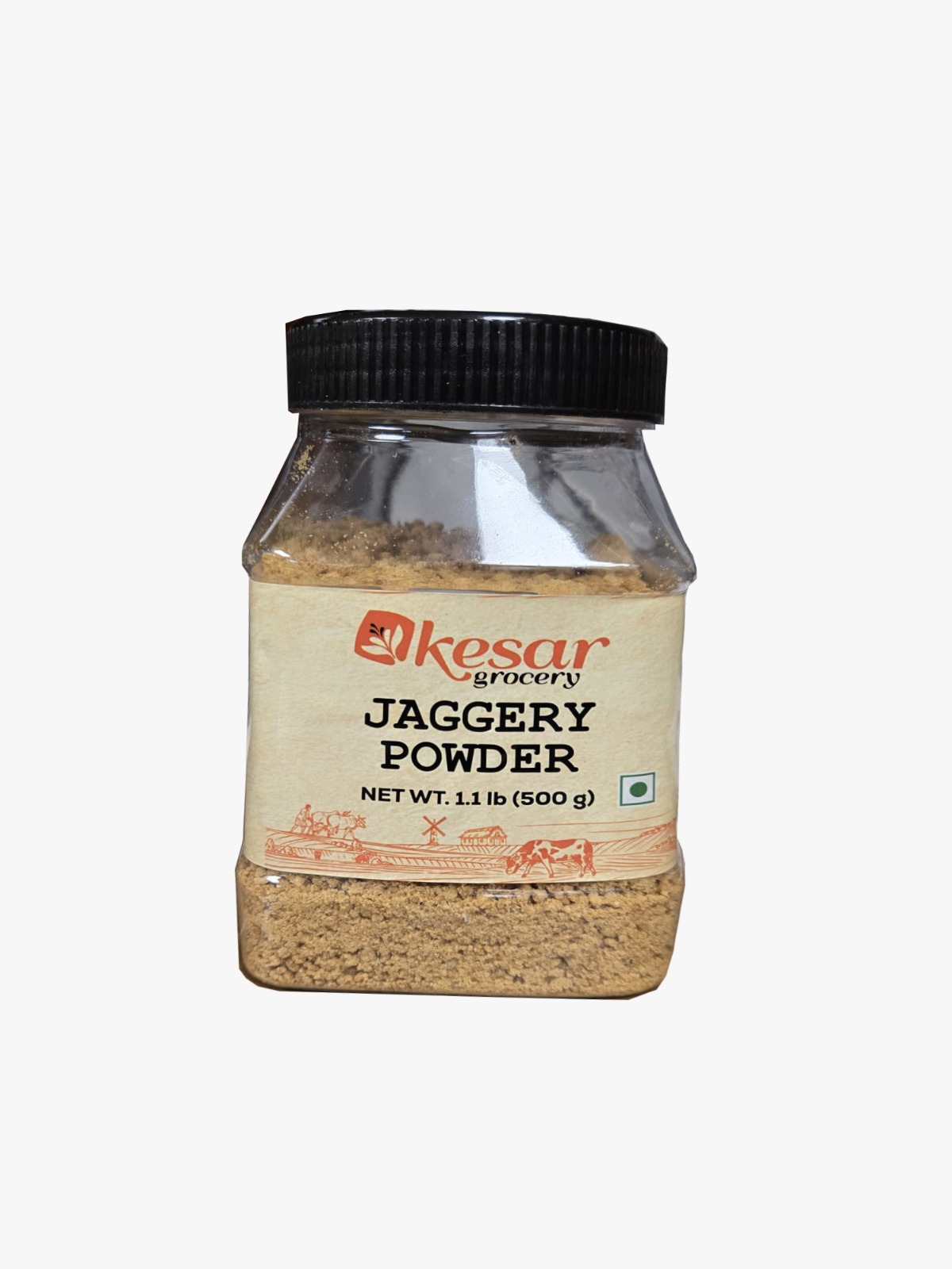 Kesar Jaggery Powder - 1.1 Lb (500 Gm)