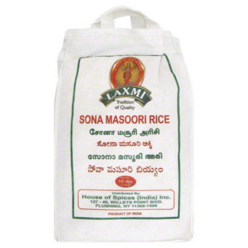 Laxmi Sona Masoori Rice - 10 Lbs