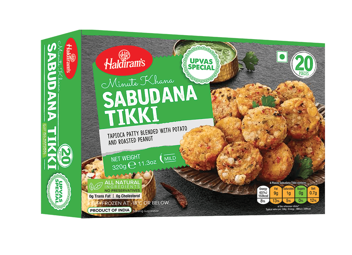Haldiram Sabudana Tikki 320 Gms