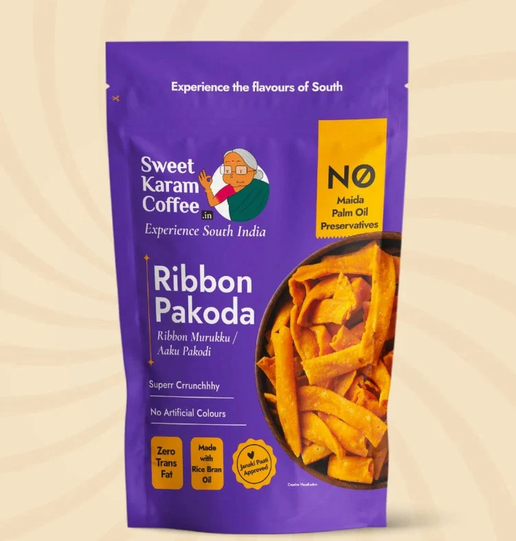 Sweet Karam Coffee (SKC) Ribbon Pakoda - 180 Gm
