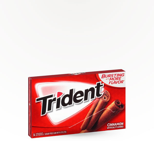 Trident Cinnamon Sugar Free Gum - 14 Sticks