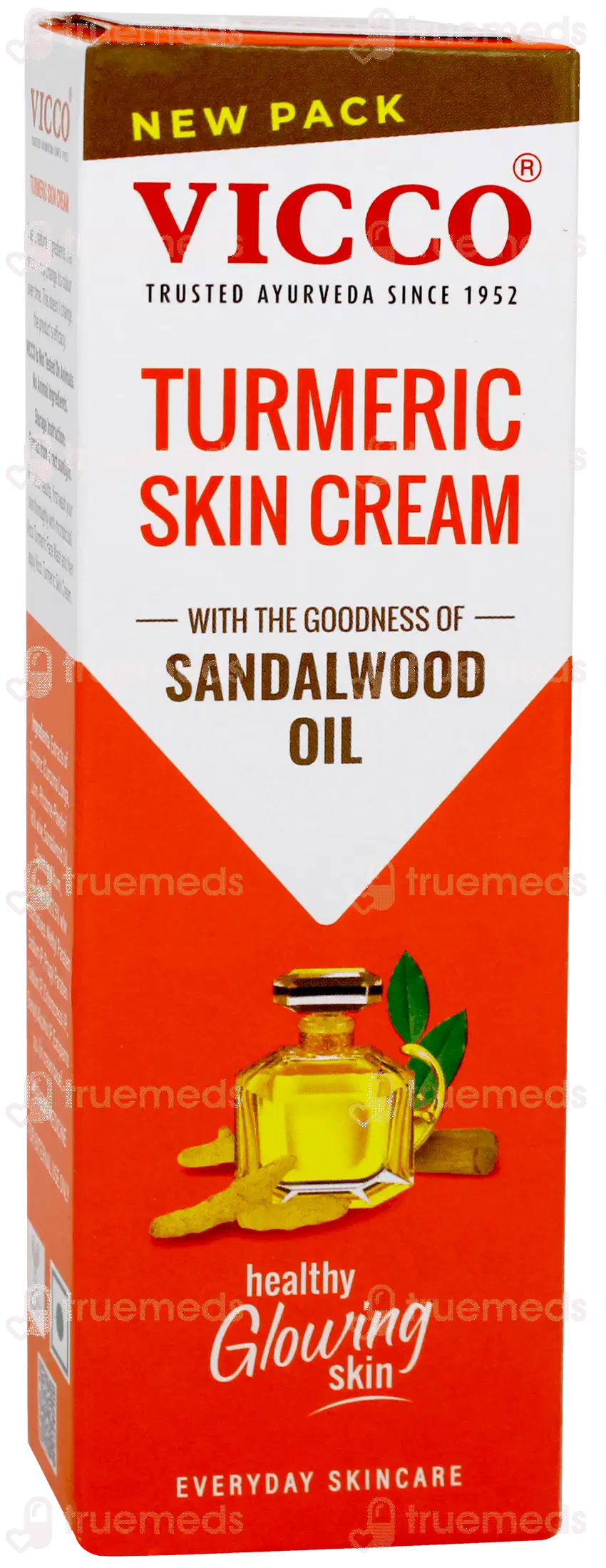 Vicco Turmeric Skin Cream (With Sandalwood Oil) - 70 Gm